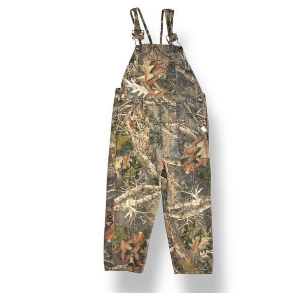 Outdoor Kids Camouflage Overalls Size 4T Toddler Boy Girl Camo Bibs Hunting - Picture 1 of 7